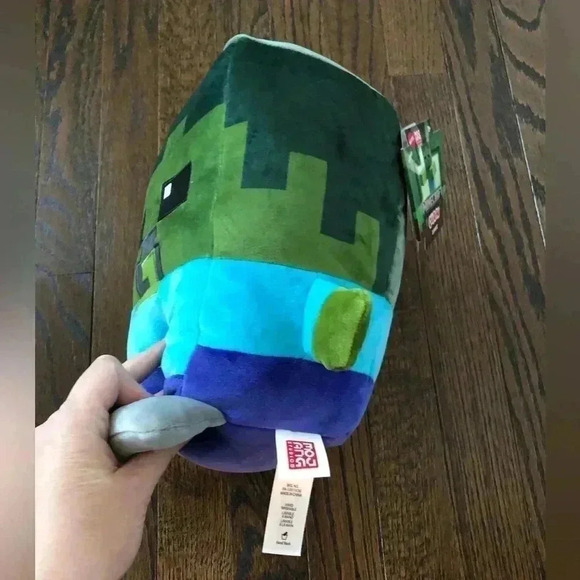 Minecraft Cuutopia by Mattel 10” Zombie Plush - NEW WITH TAGS! - Picture 4 of 5